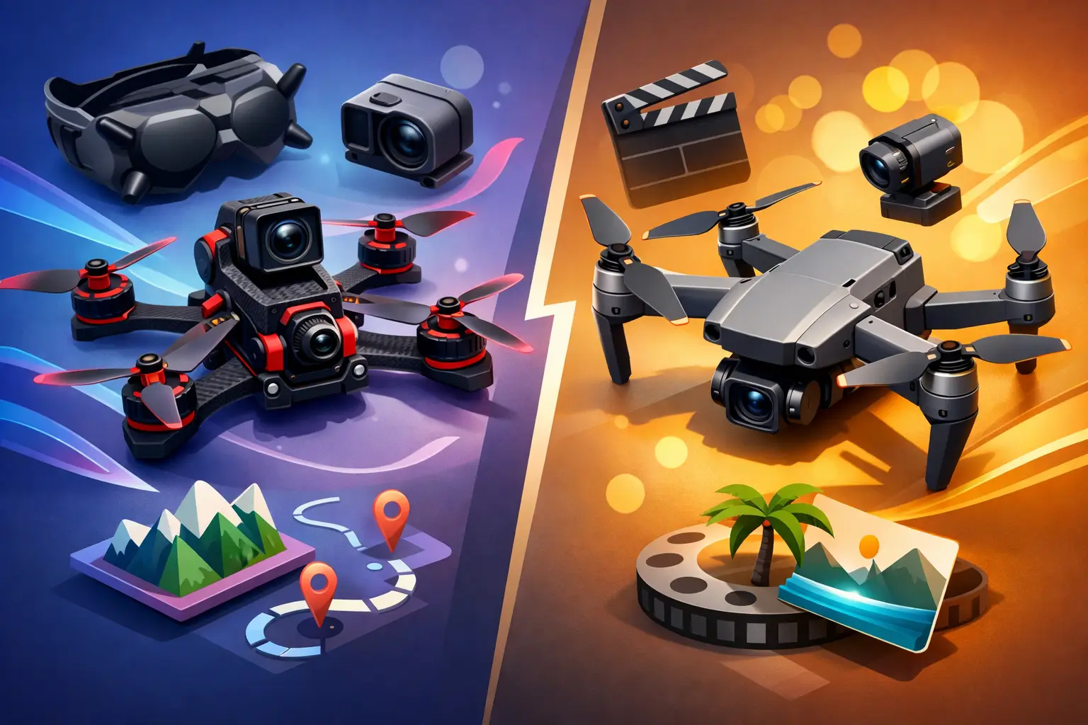 Drone FPV o drone cinematico: quale scegliere