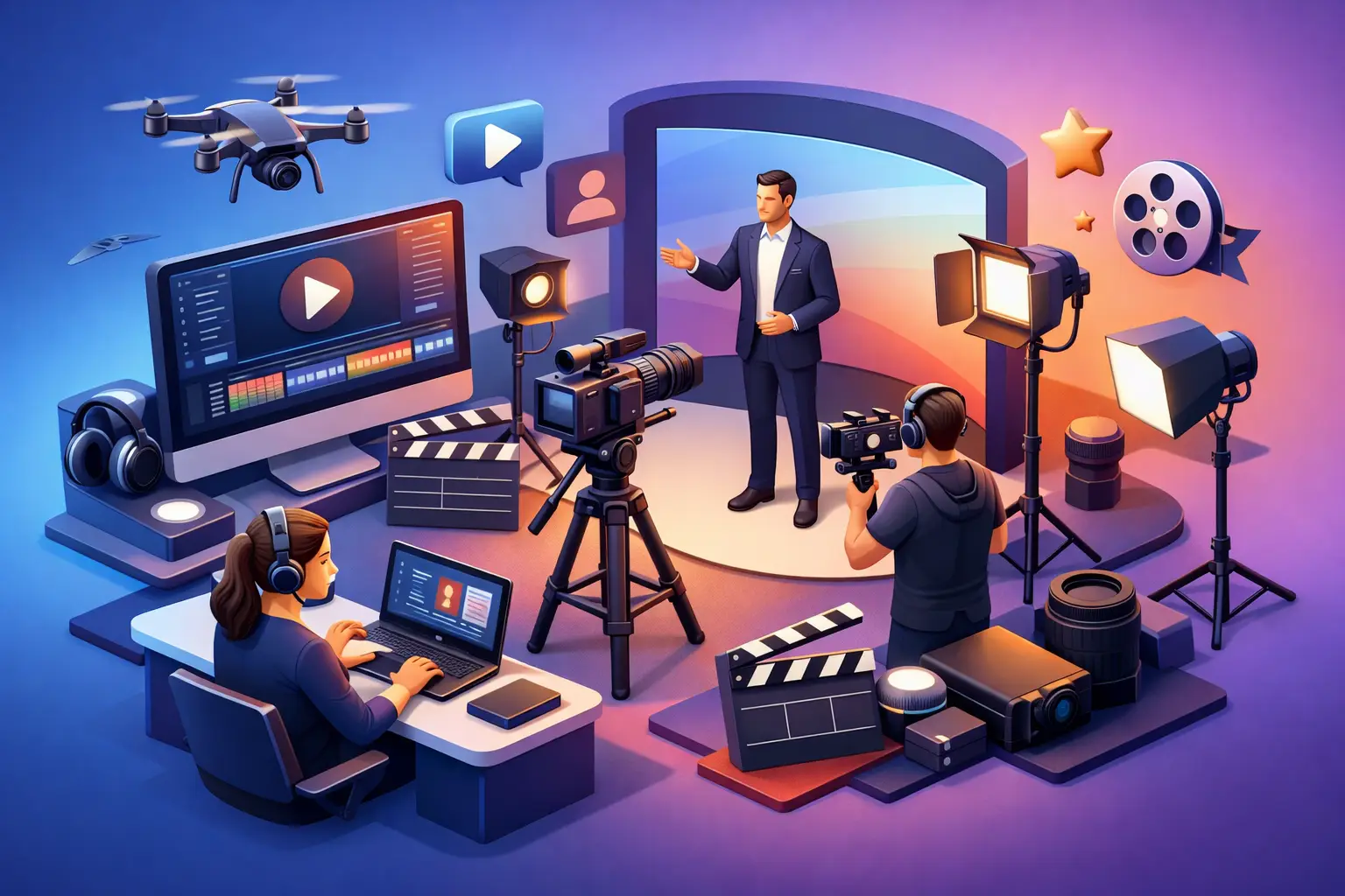 Guida produzione video aziendale premium
